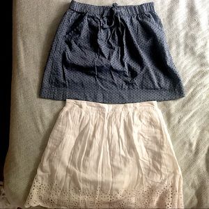 Bundle of two cute summer skirts!